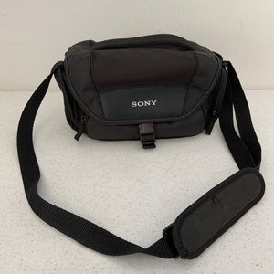 Sony Soft Case Small Camera Travel Carrying Bag in Black